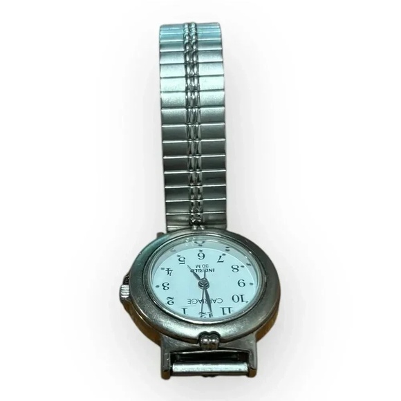 Carriage by Timex Women's Silver Analog Quartz Watch 26mm Classic - Picture 1 of 2